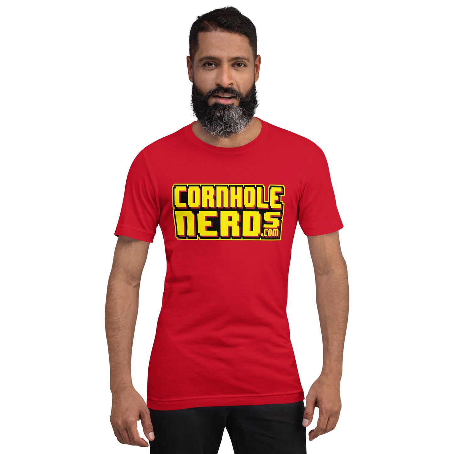 Cornhole Nerds 8-bit Unisex t-shirt