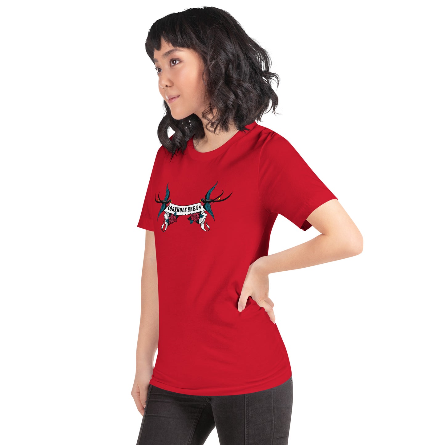 Tattoo Sparrow Nerds Unisex t-shirt