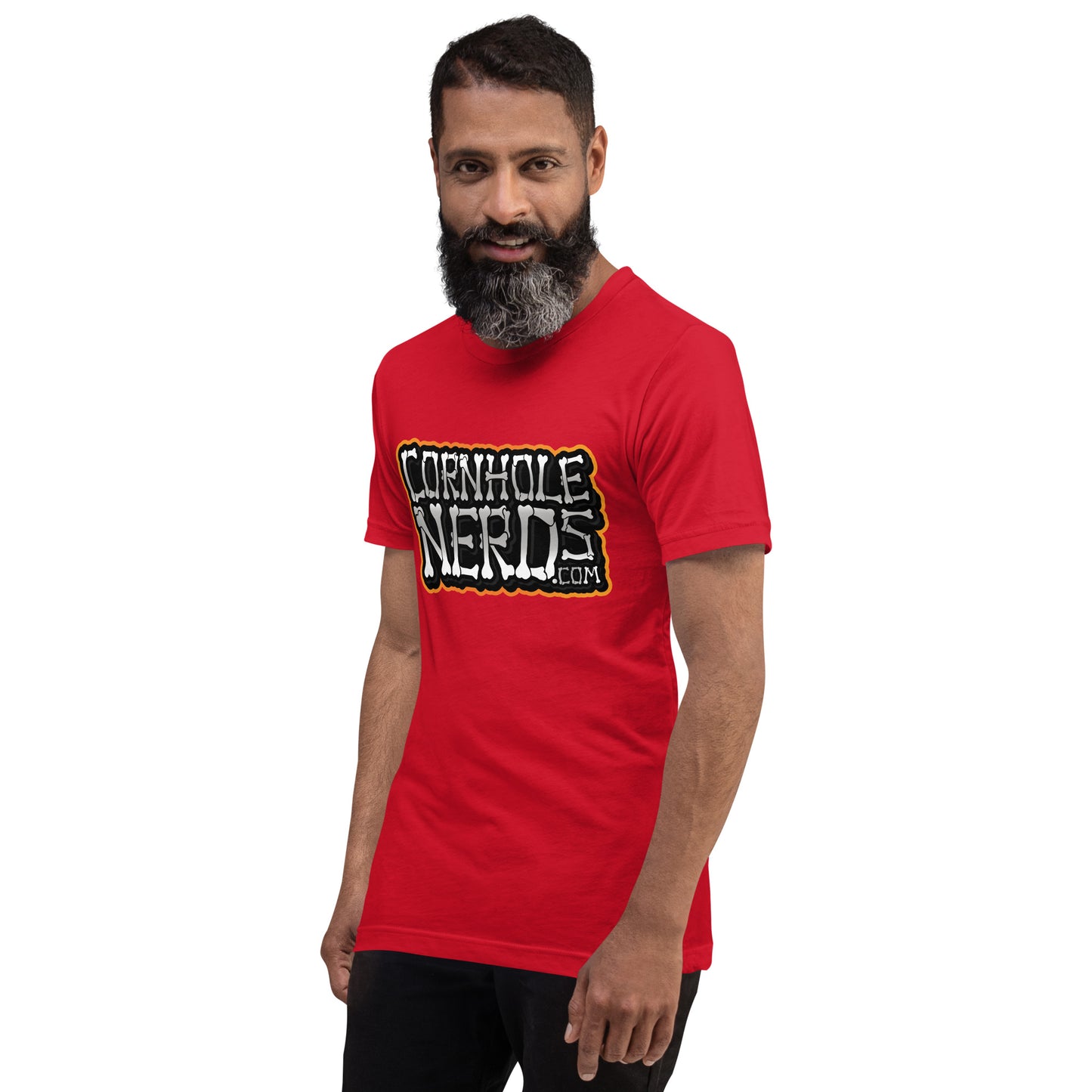 Cornhole Nerds Bones logo Unisex t-shirt