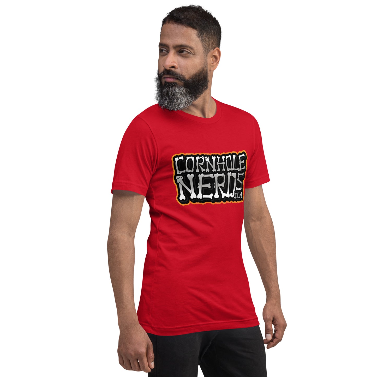 Cornhole Nerds Bones logo Unisex t-shirt