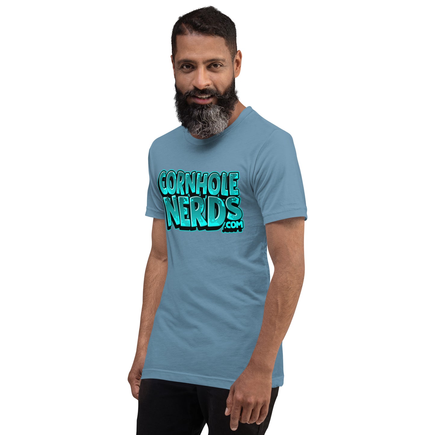 Cornhole Nerds "The Facebook profile pic Logo" Unisex t-shirt