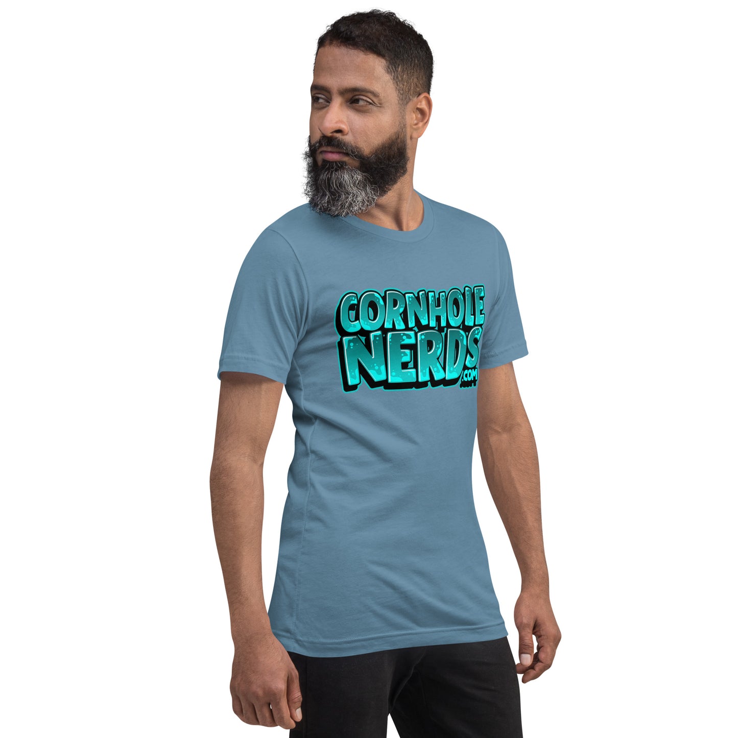 Cornhole Nerds "The Facebook profile pic Logo" Unisex t-shirt