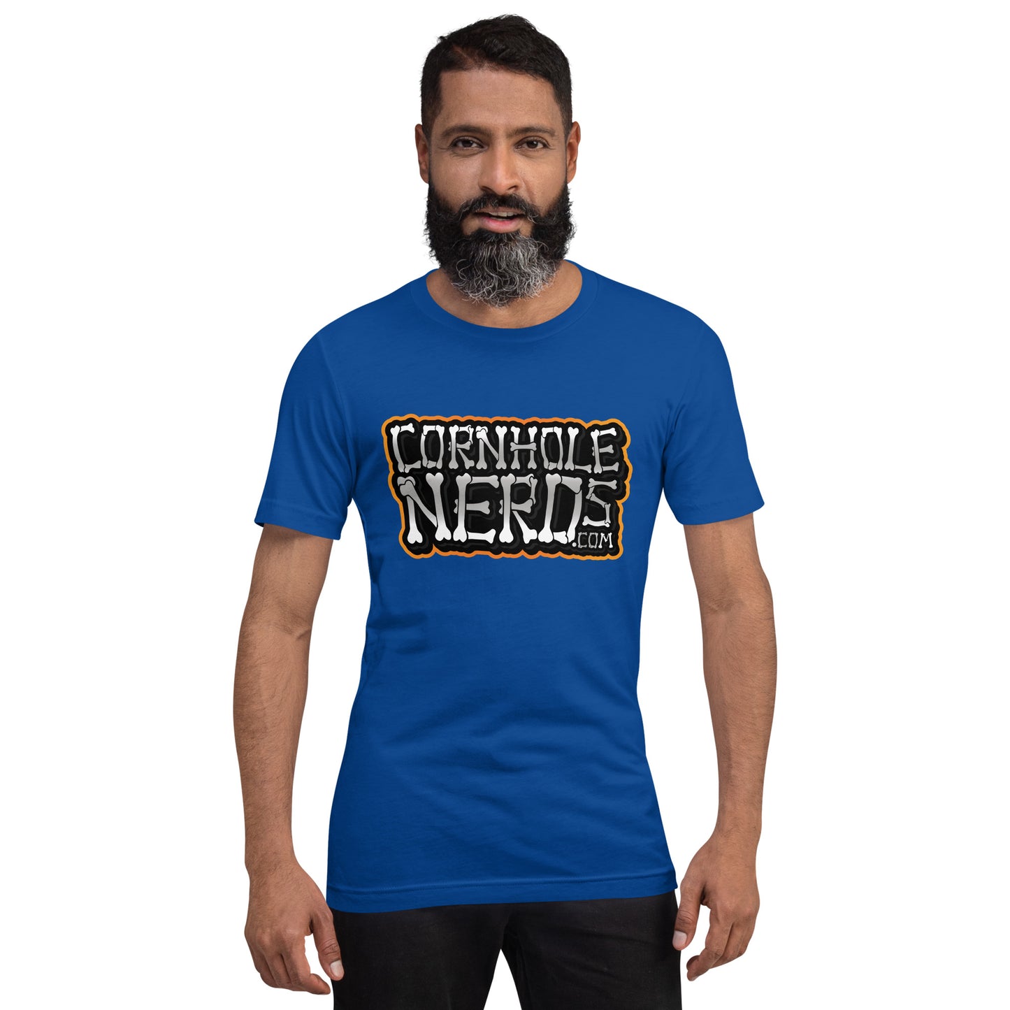 Cornhole Nerds Bones logo Unisex t-shirt