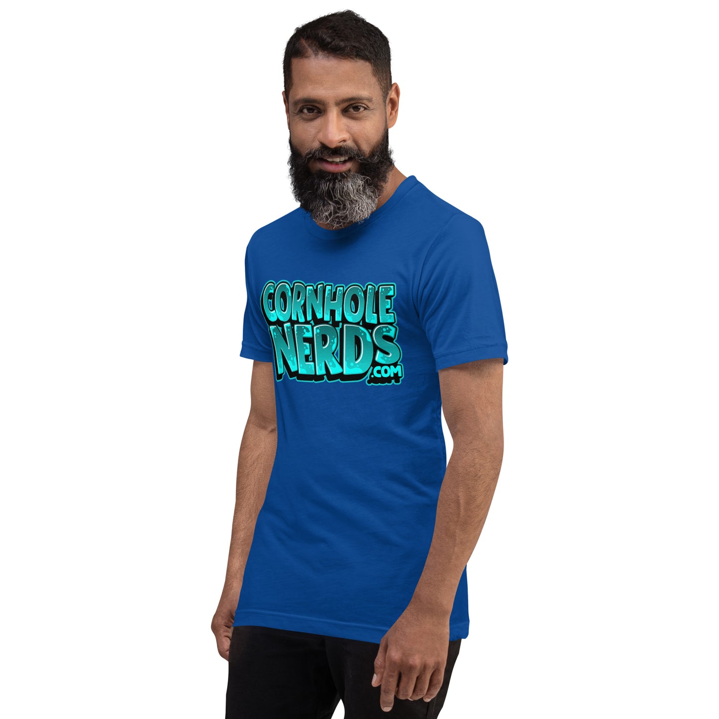 Cornhole Nerds "The Facebook profile pic Logo" Unisex t-shirt