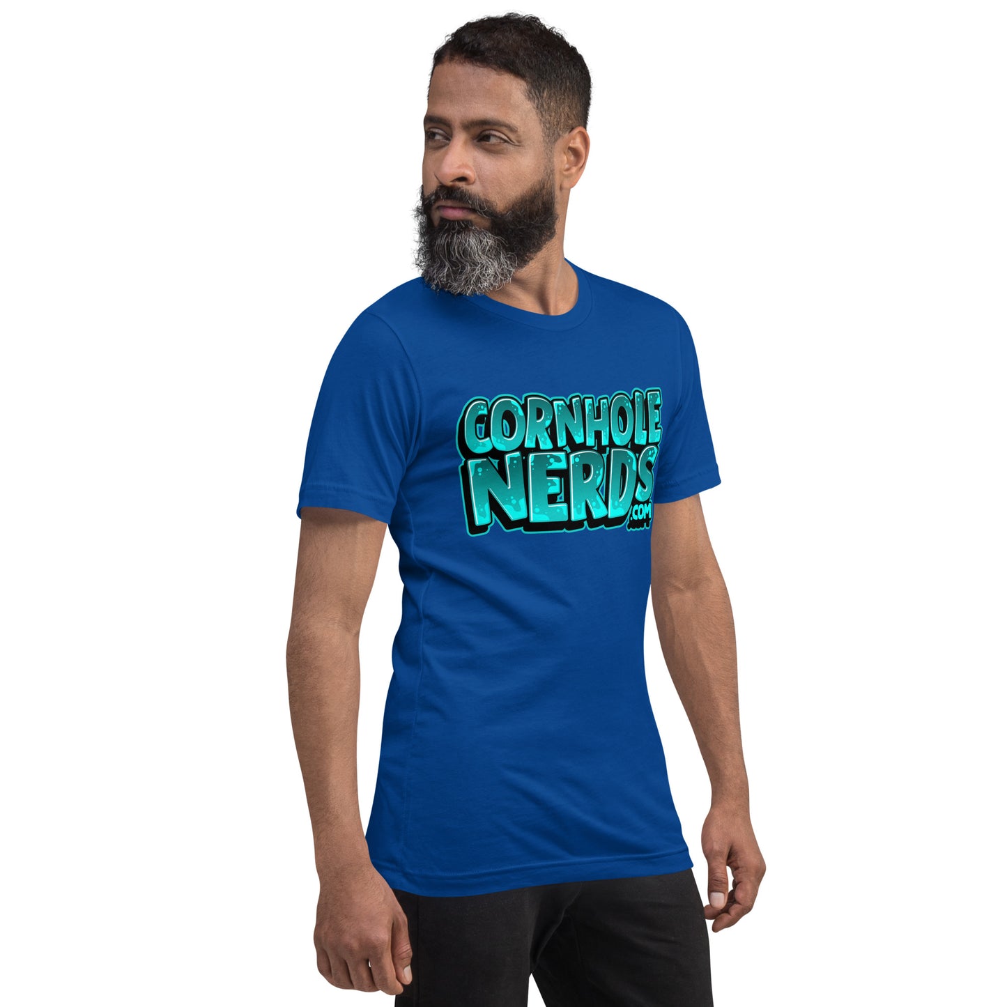 Cornhole Nerds "The Facebook profile pic Logo" Unisex t-shirt