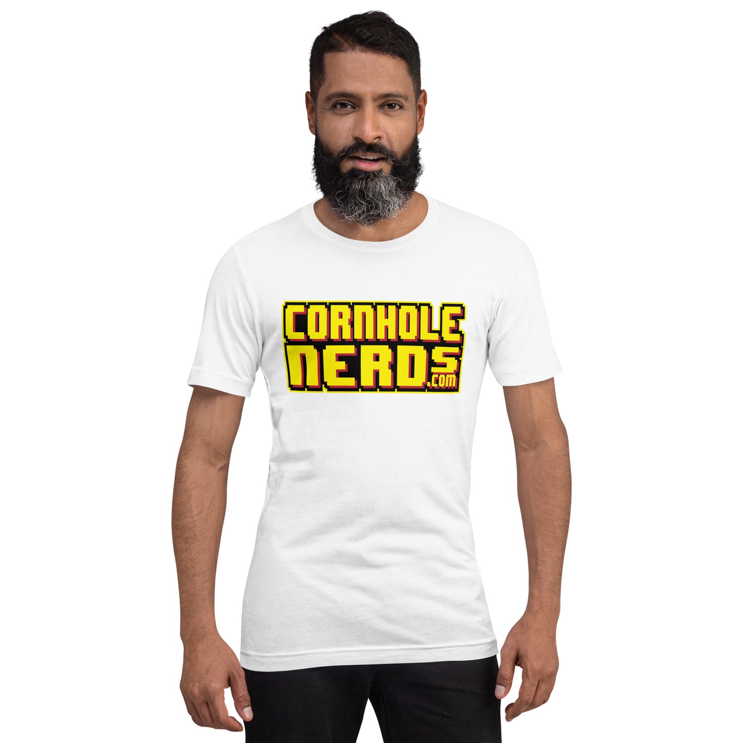 Cornhole Nerds 8-bit Unisex t-shirt