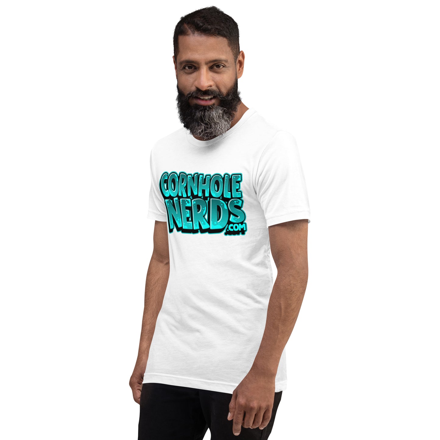 Cornhole Nerds "The Facebook profile pic Logo" Unisex t-shirt