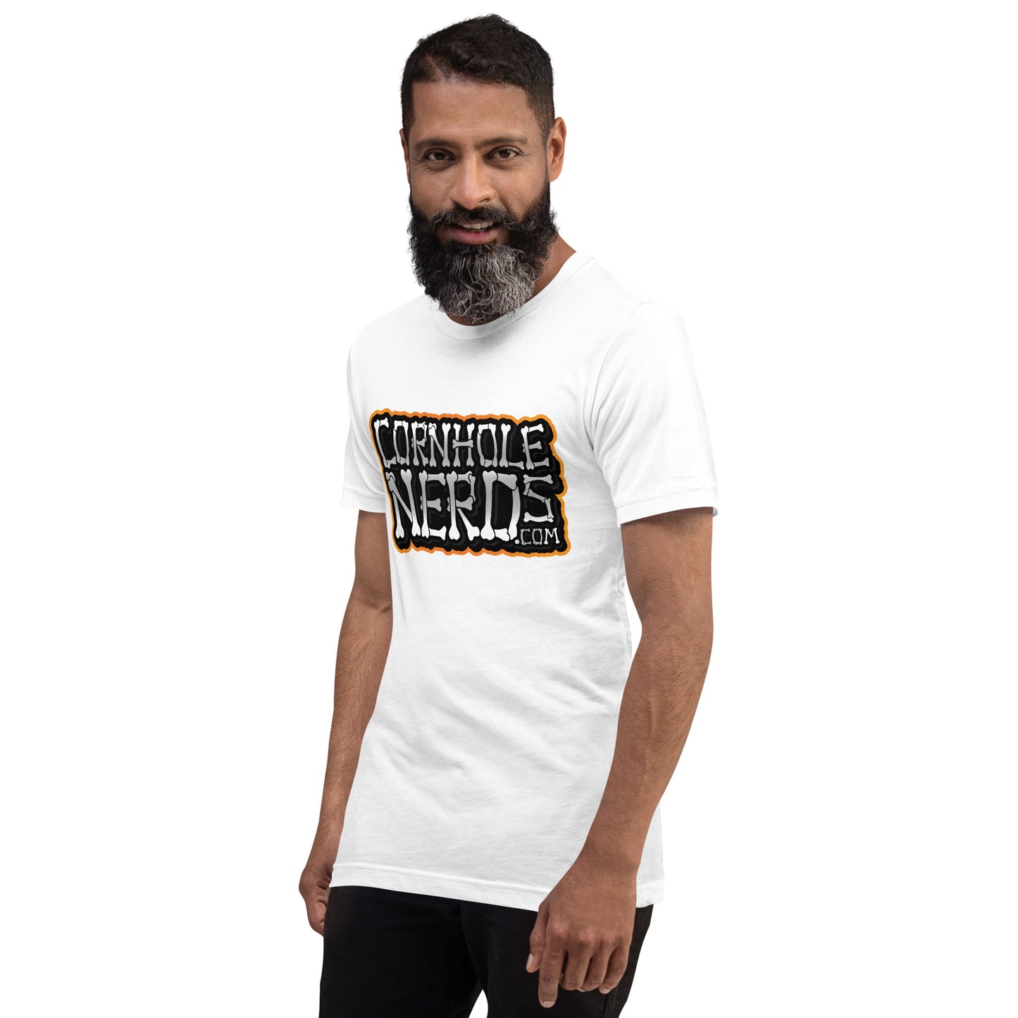 Cornhole Nerds Bones logo Unisex t-shirt