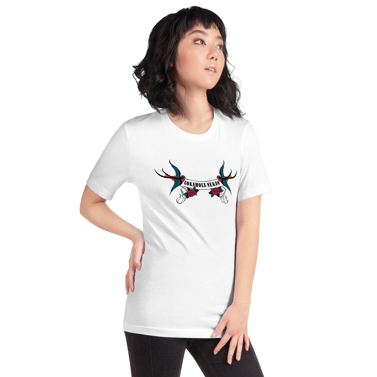 Tattoo Sparrow Nerds Unisex t-shirt