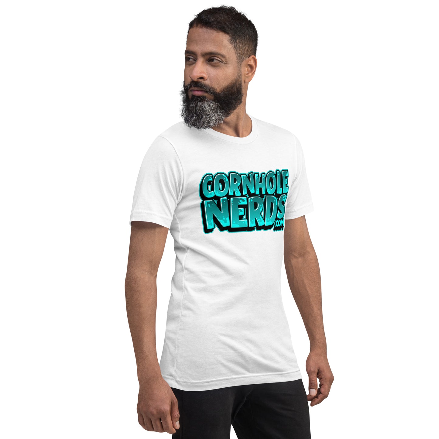 Cornhole Nerds "The Facebook profile pic Logo" Unisex t-shirt