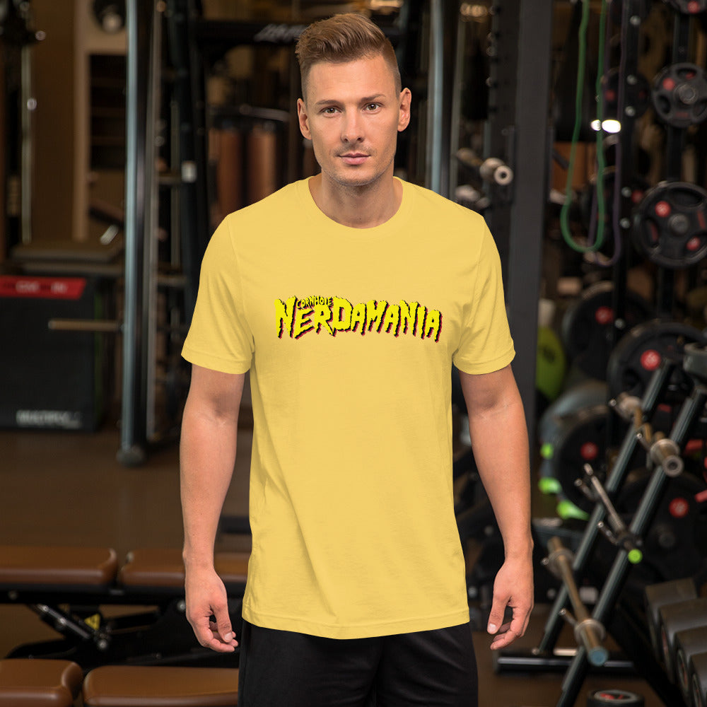 Cornhole Nerdamania Unisex t-shirt