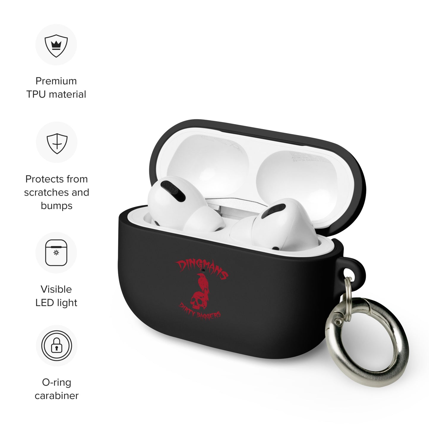 Dingmans Dirty Baggers Rubber Case for AirPods®