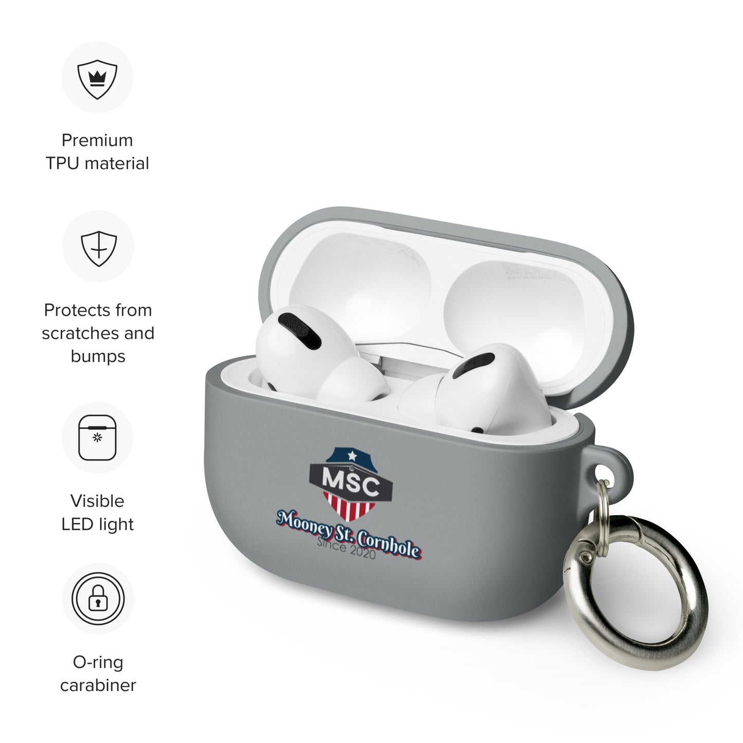 Mooney St. Cornhole AirPods case