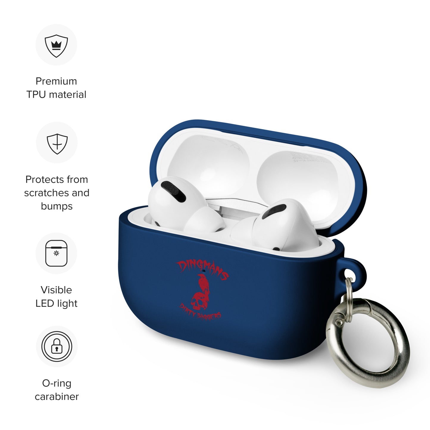 Dingmans Dirty Baggers Rubber Case for AirPods®