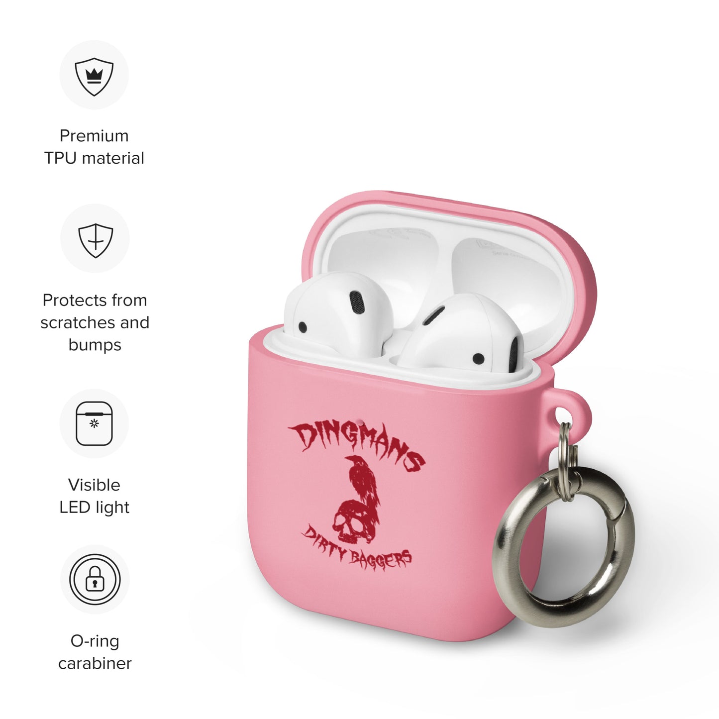 Dingmans Dirty Baggers Rubber Case for AirPods®