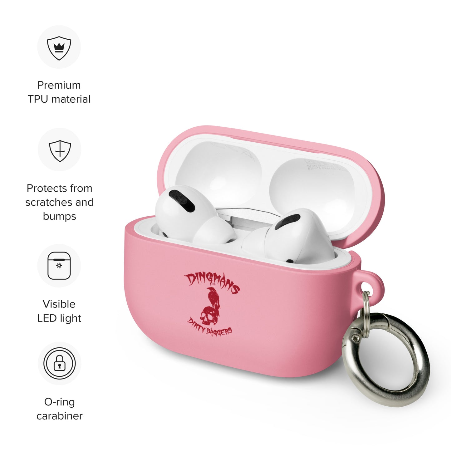 Dingmans Dirty Baggers Rubber Case for AirPods®