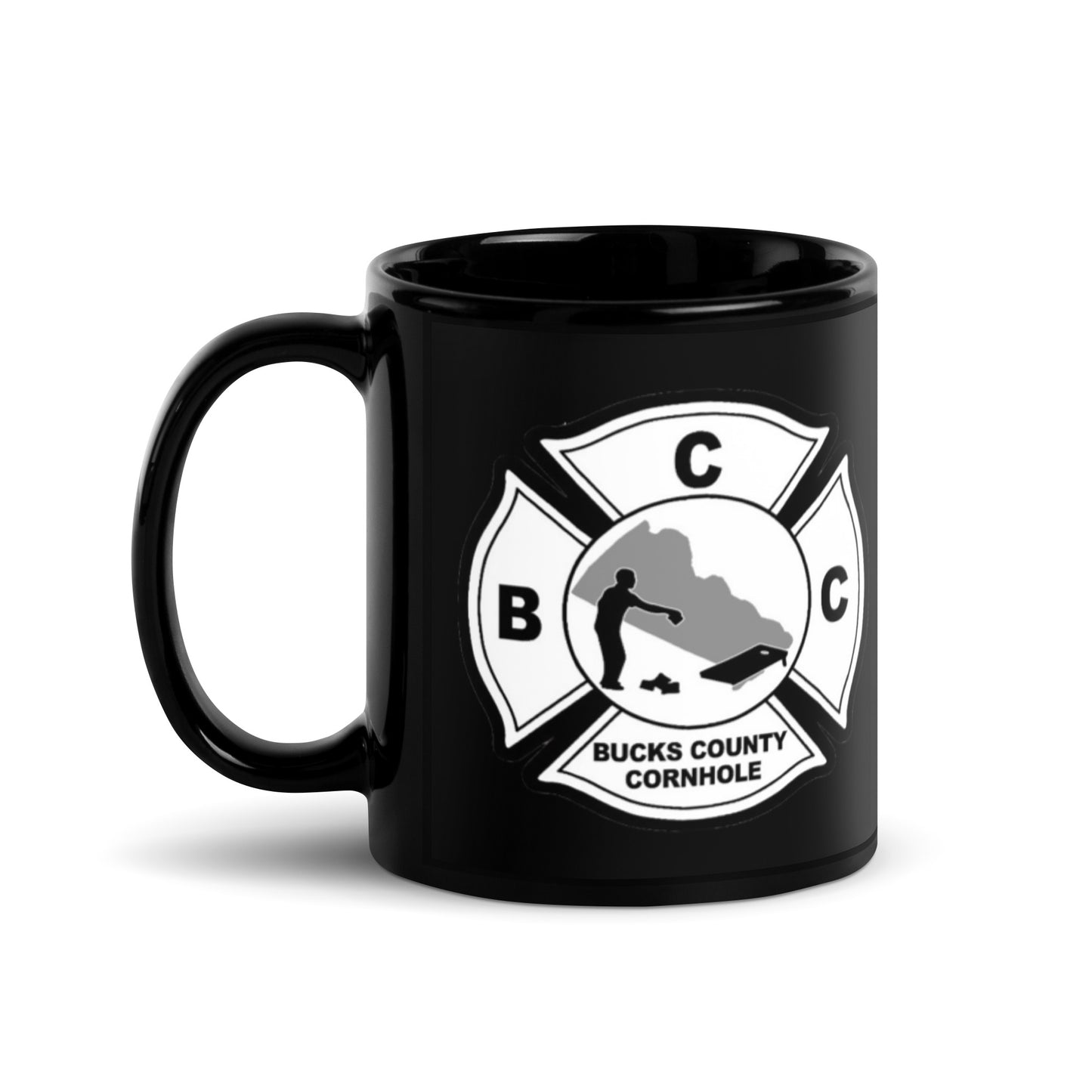 BCC Black Glossy Mug