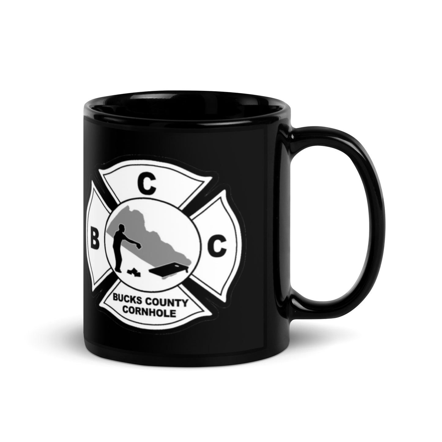 BCC Black Glossy Mug