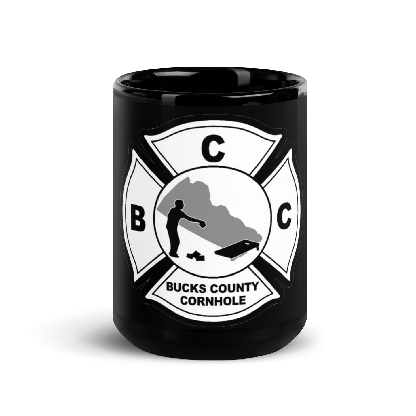 BCC Black Glossy Mug