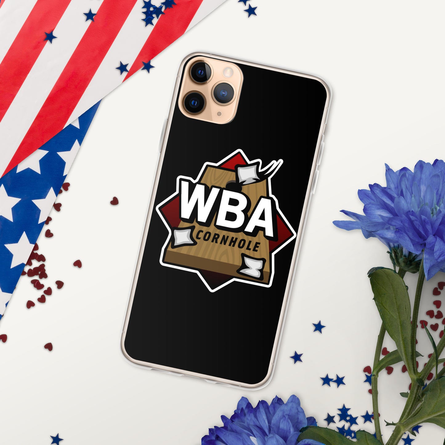 WBA Cornhole Clear Case for iPhone®