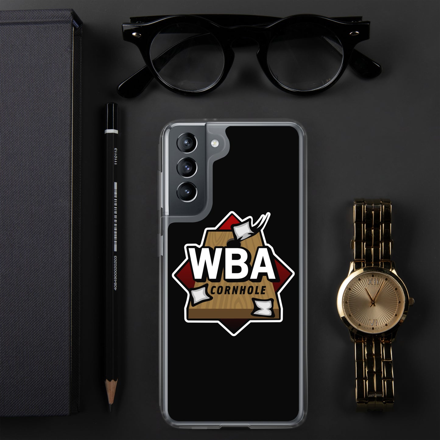 WBA Cornhole Clear Case for Samsung®