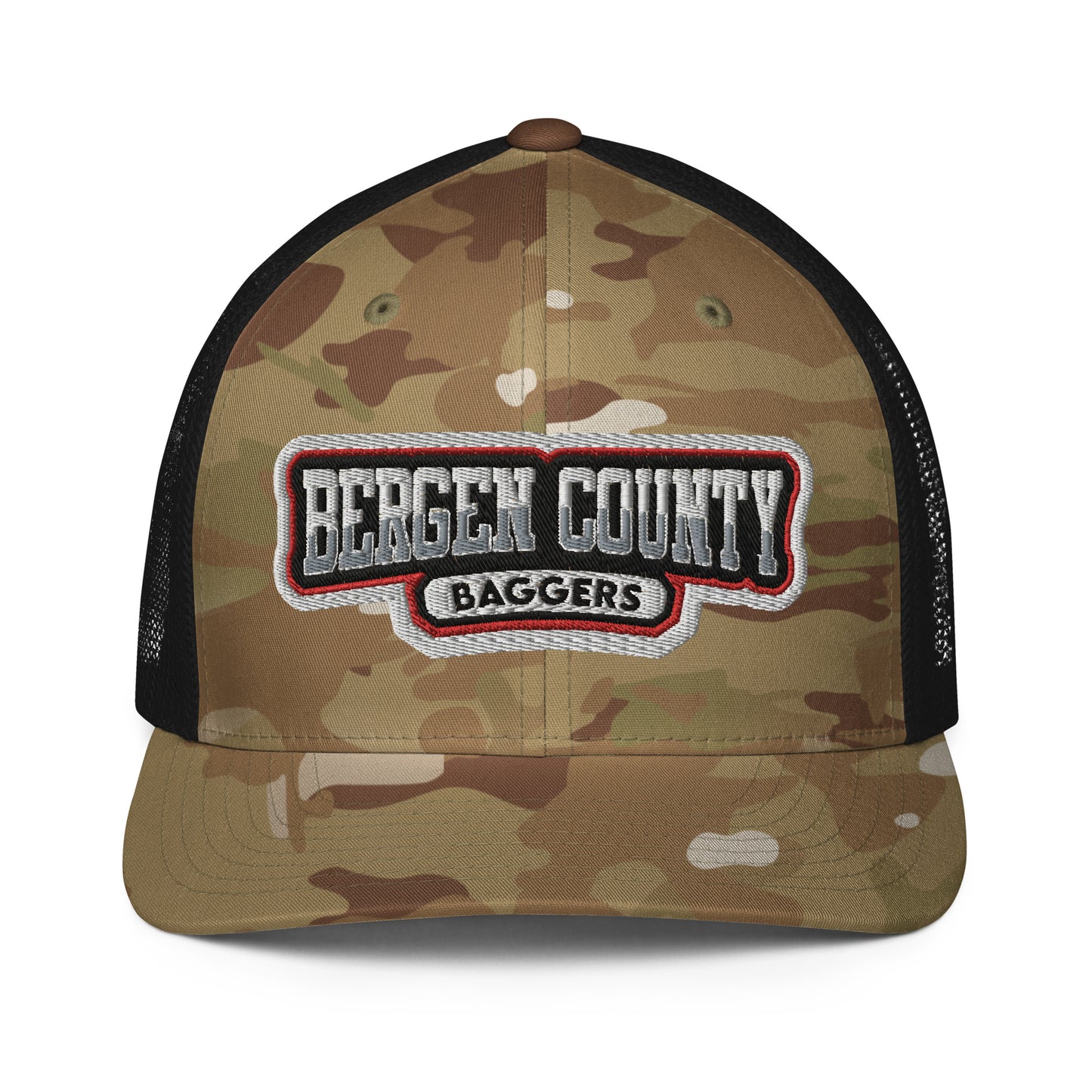 Bergen County Baggers flex fit mesh backed hat