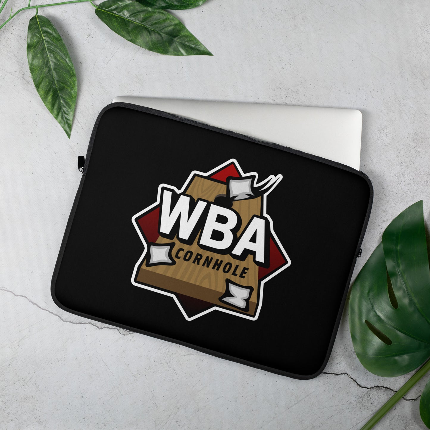 WBA Cornhole Laptop Sleeve