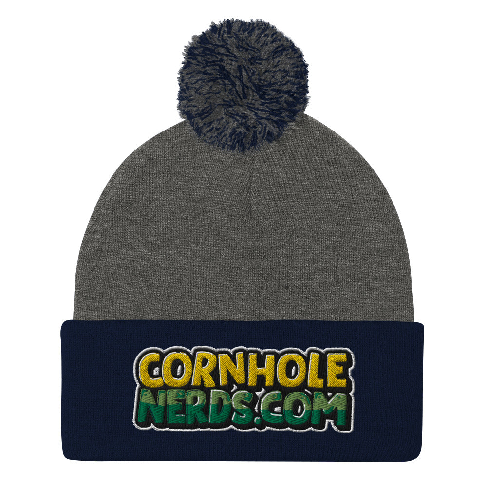 Cornhole Nerds Pom-Pom Beanie