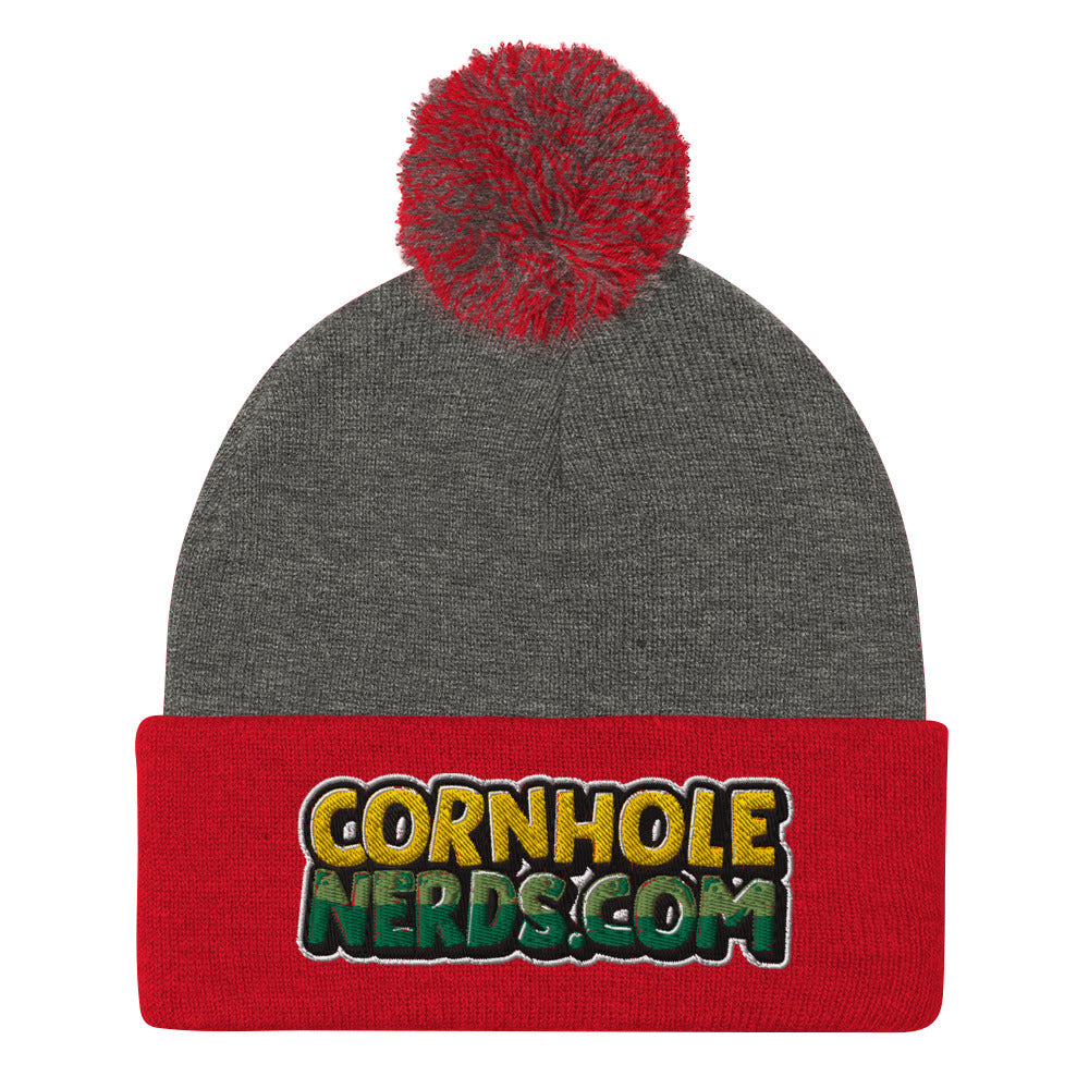 Cornhole Nerds Pom-Pom Beanie