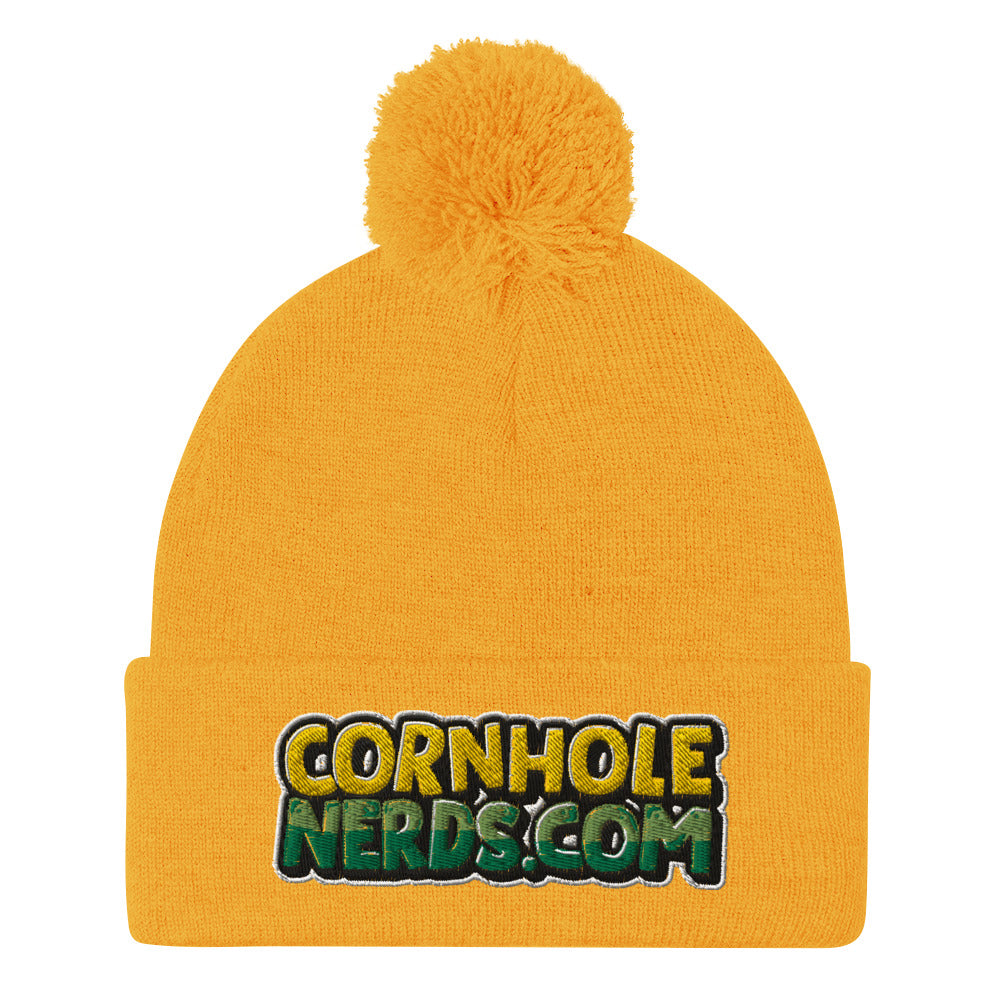 Cornhole Nerds Pom-Pom Beanie