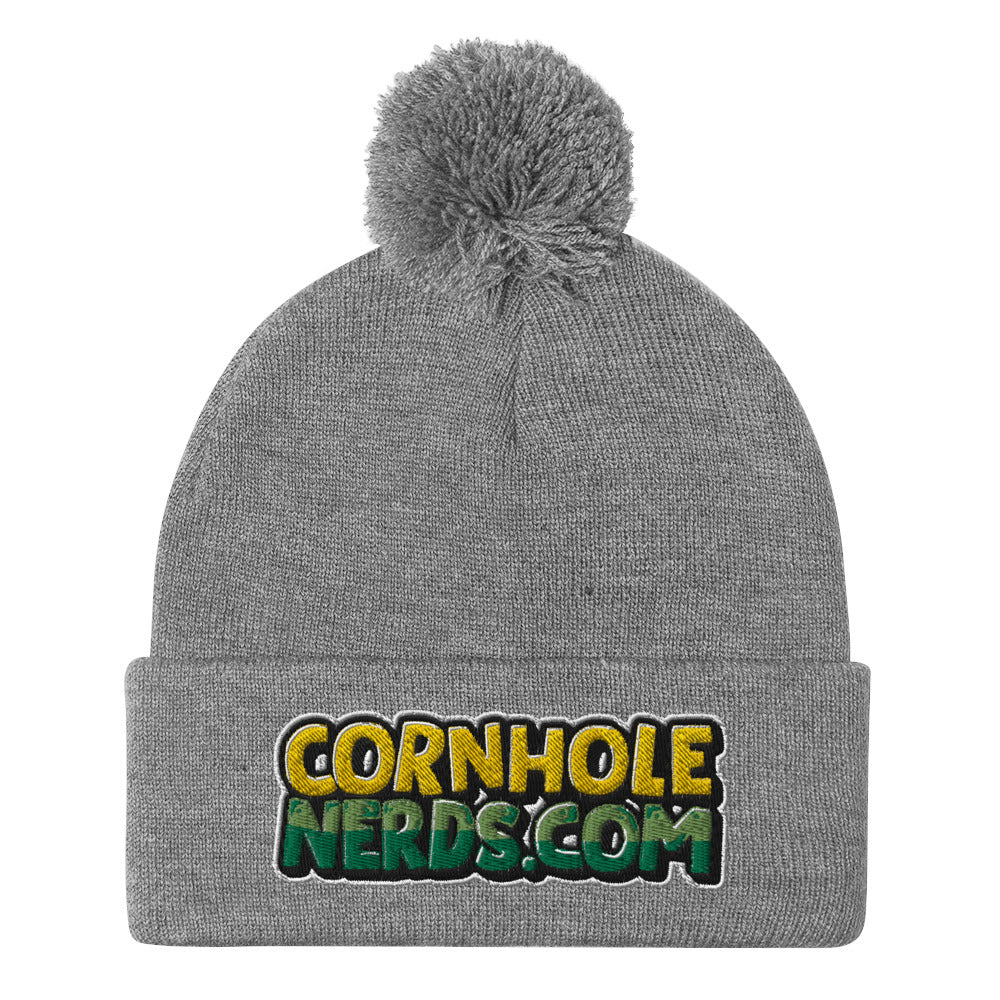 Cornhole Nerds Pom-Pom Beanie