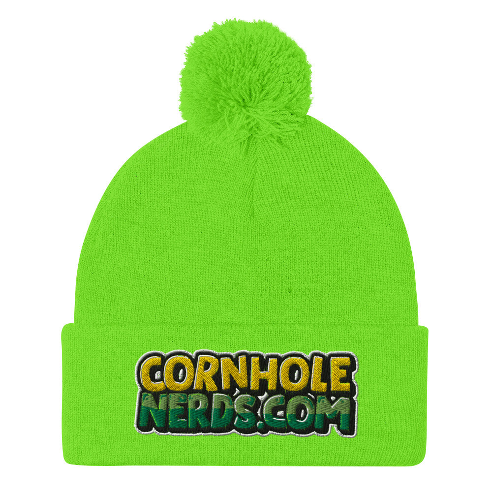 Cornhole Nerds Pom-Pom Beanie