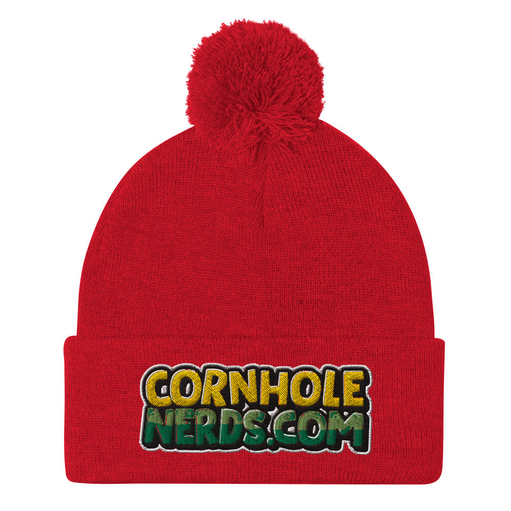 Cornhole Nerds Pom-Pom Beanie