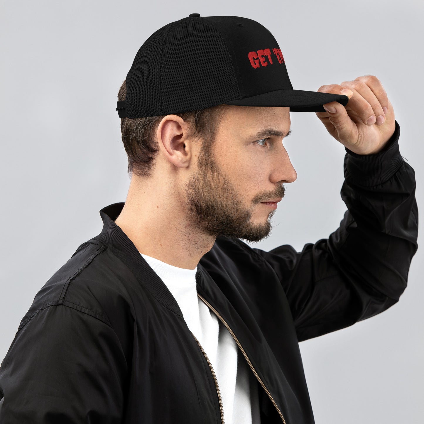 Get 'em Dirty Richardson 112 Snap back Trucker Cap