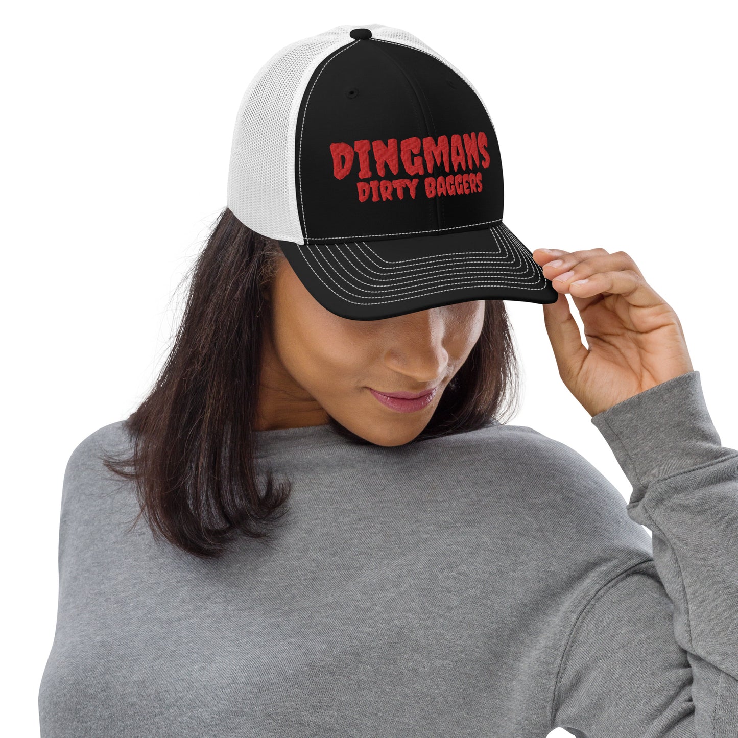 Dingmans Dirty Baggers Richardson 112 Snap back Trucker Cap