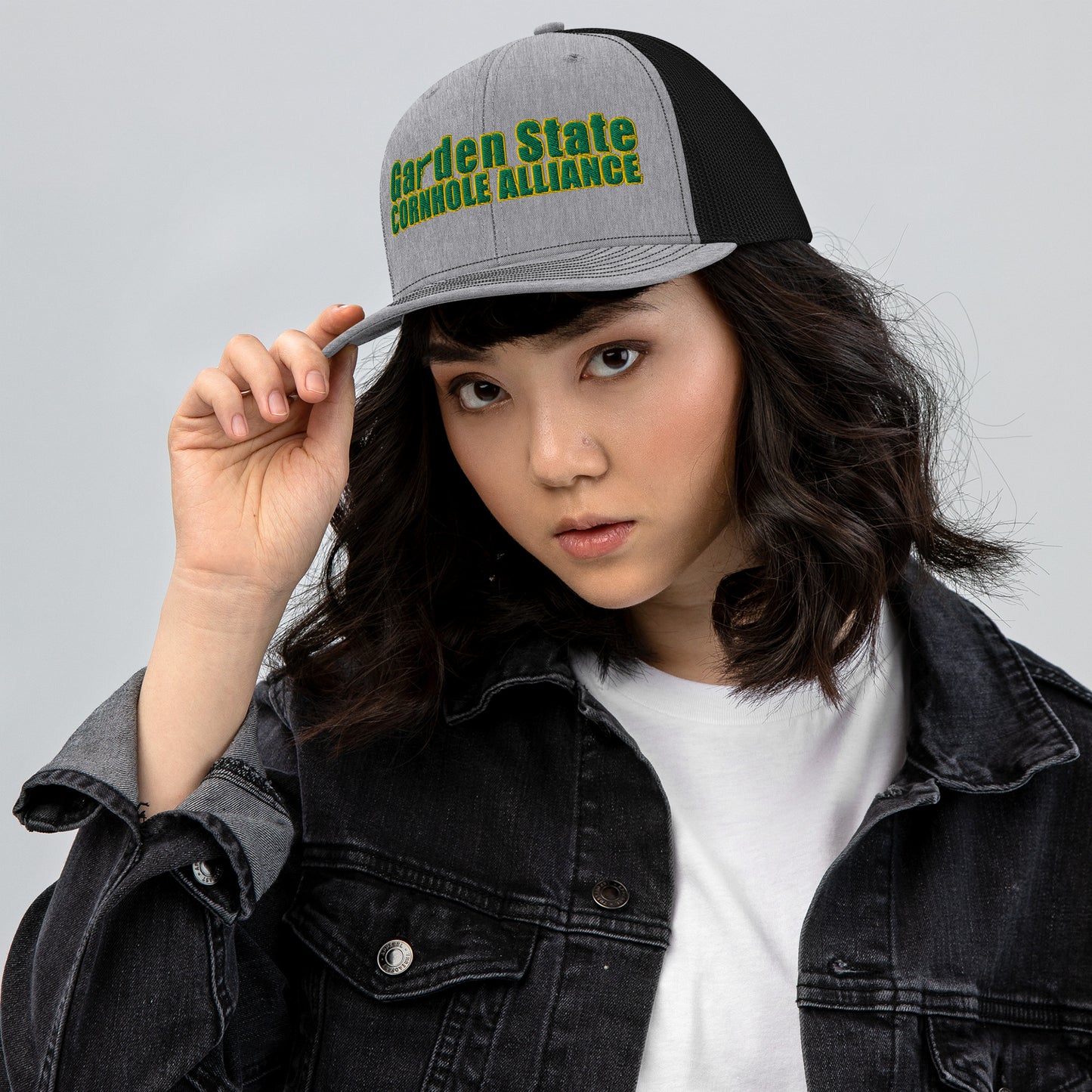 Garden State Cornhole Alliance Richardson 112 snapback Trucker Cap