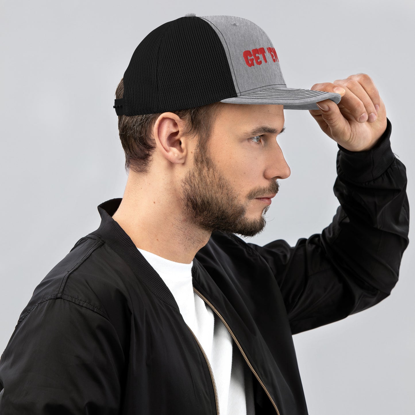 Get 'em Dirty Richardson 112 Snap back Trucker Cap
