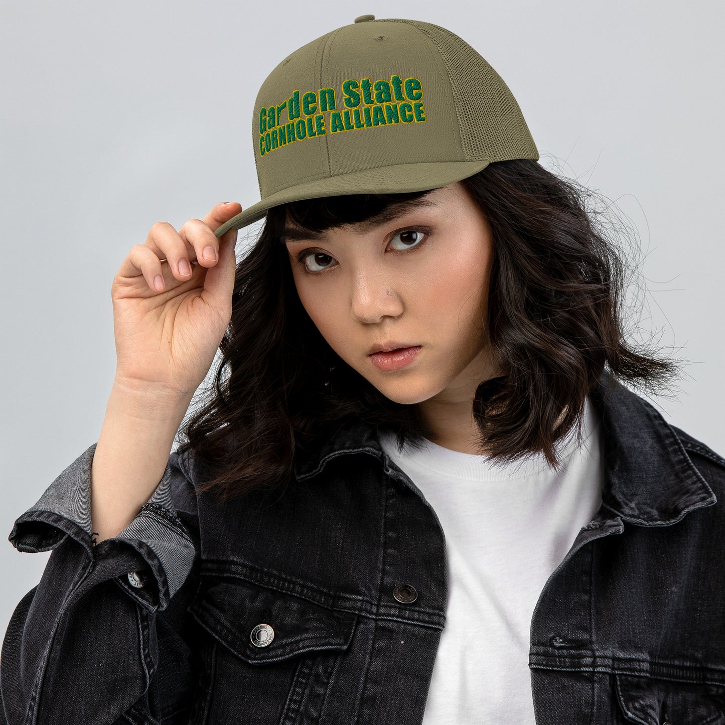 Garden State Cornhole Alliance Richardson 112 snapback Trucker Cap