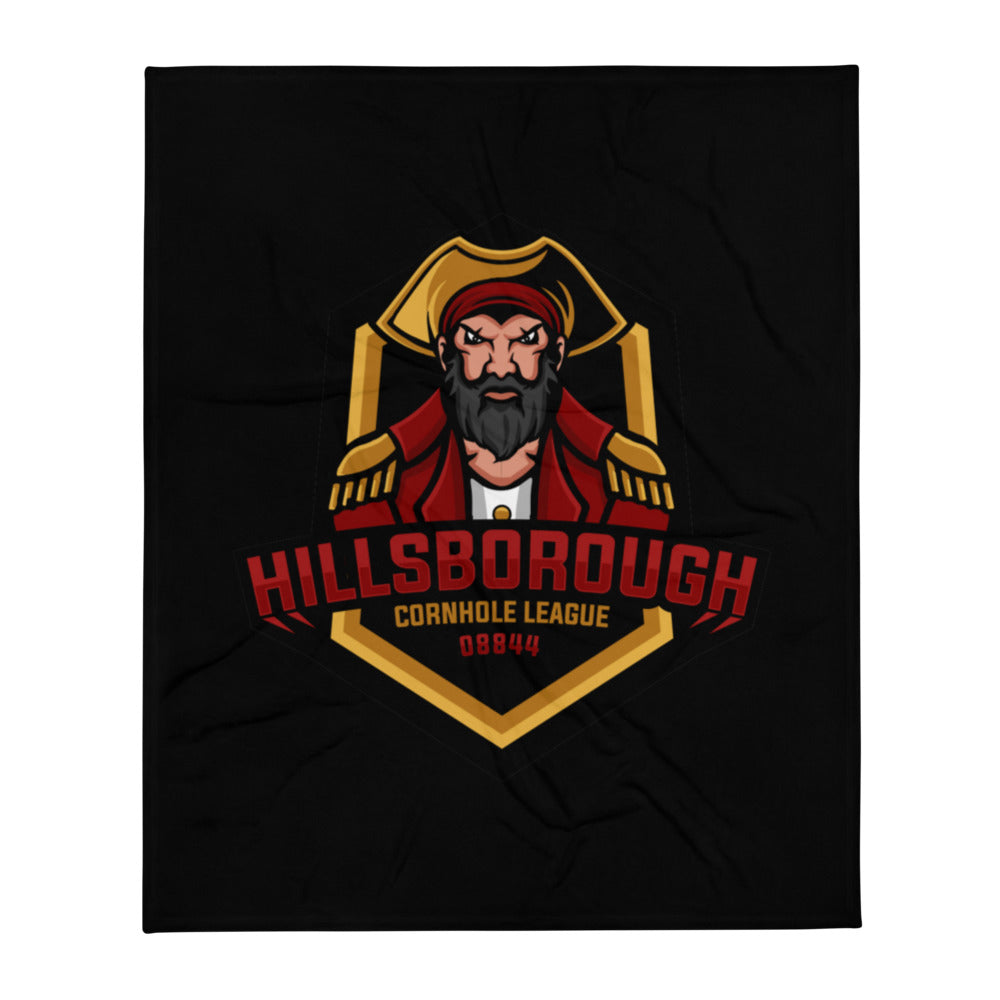Hillsborough Cornhole throw blanket