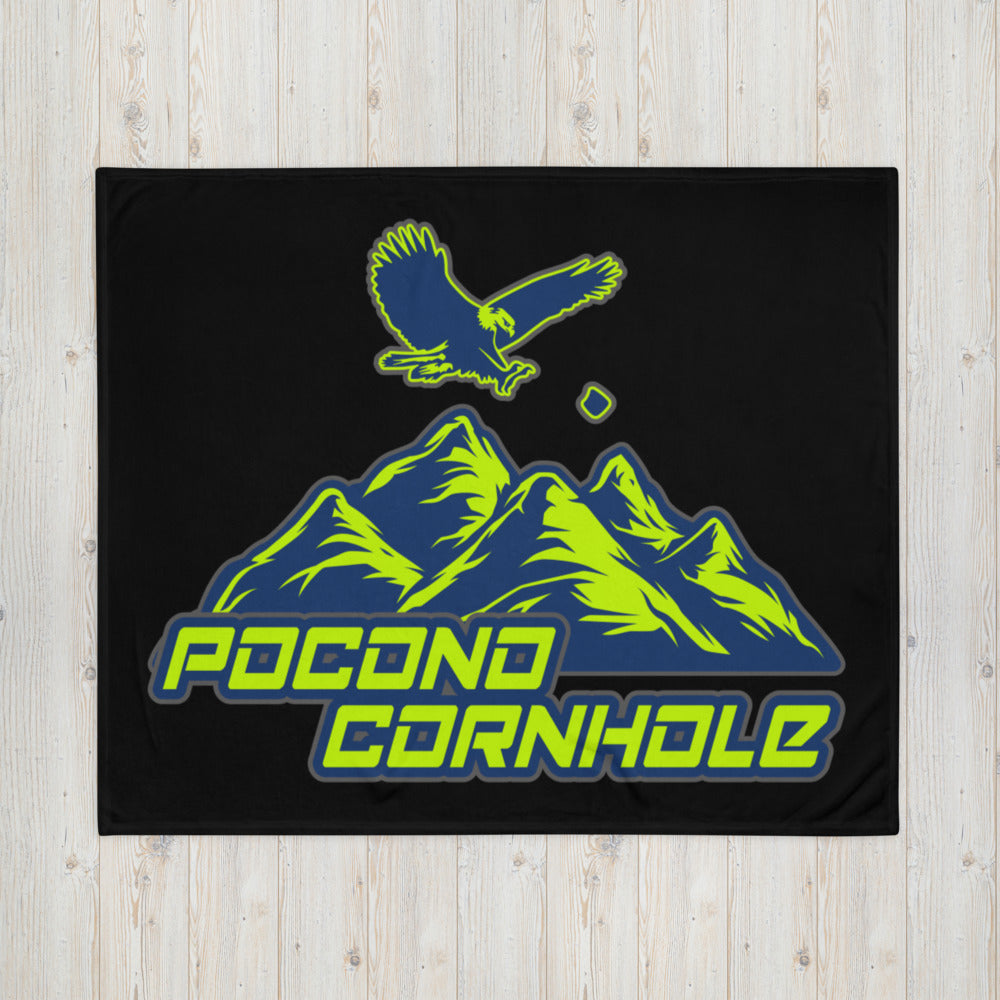 Pocono Cornhole Throw Blanket