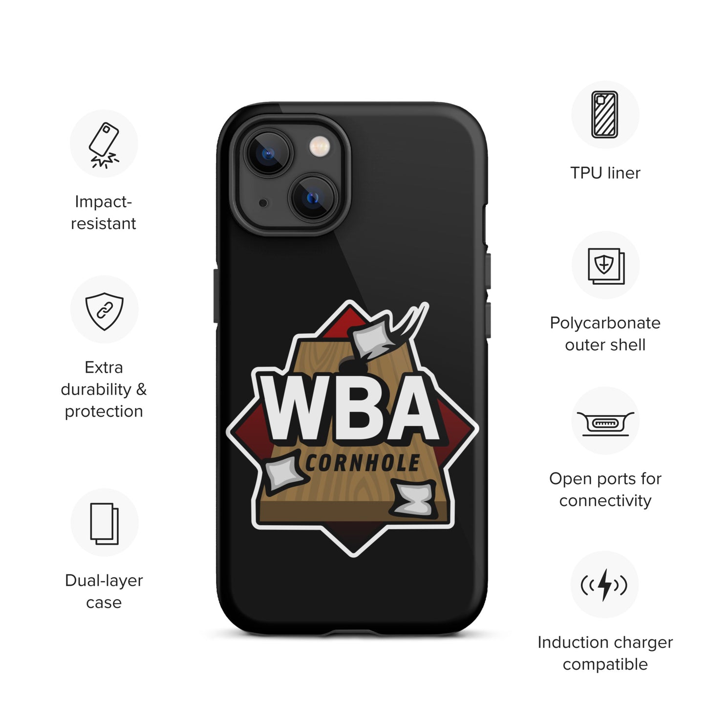 WBA Cornhole Tough Case for iPhone®
