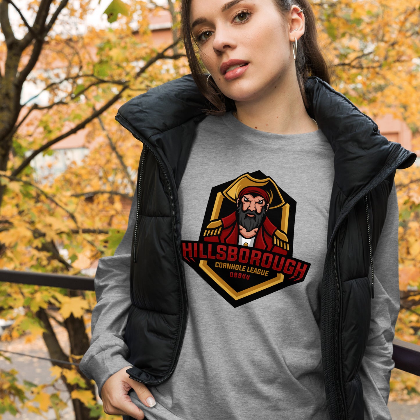 Hillsborough Cornhole Unisex Long Sleeve Tee