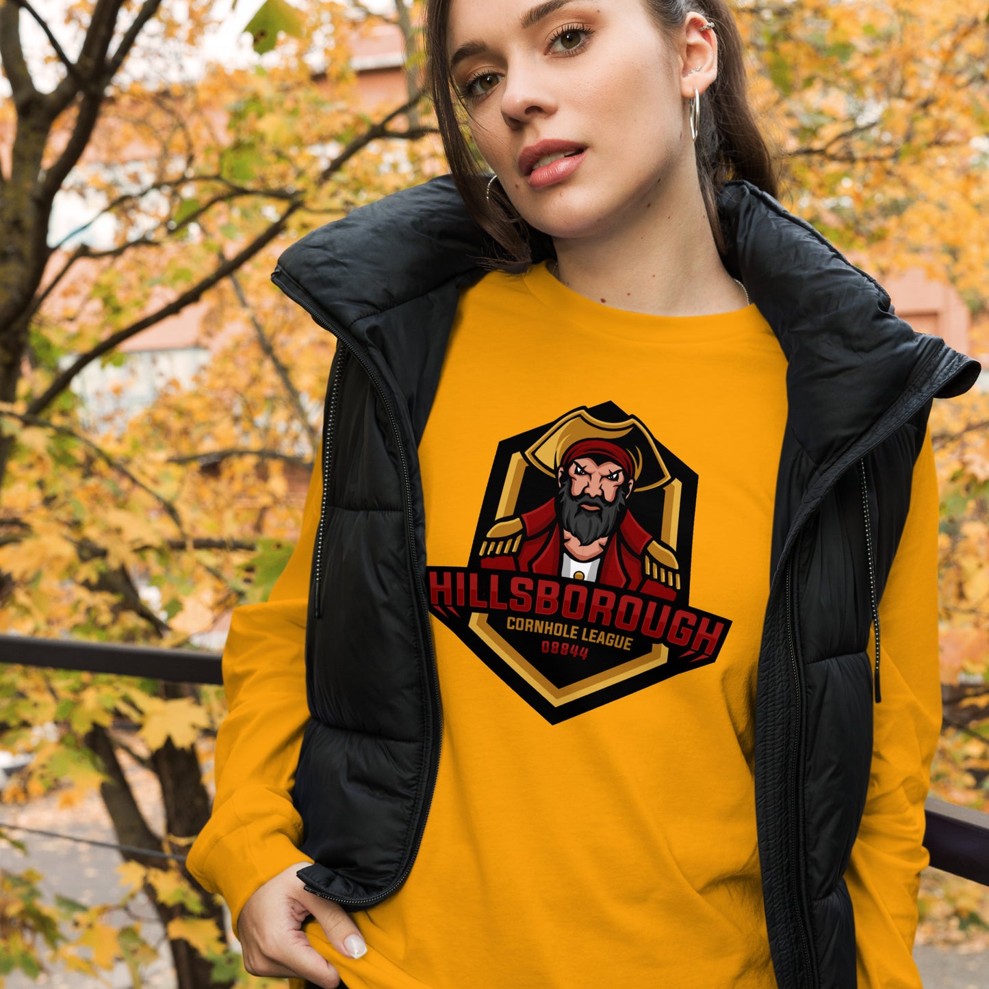 Hillsborough Cornhole Unisex Long Sleeve Tee