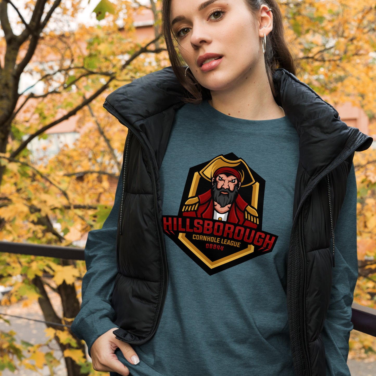 Hillsborough Cornhole Unisex Long Sleeve Tee