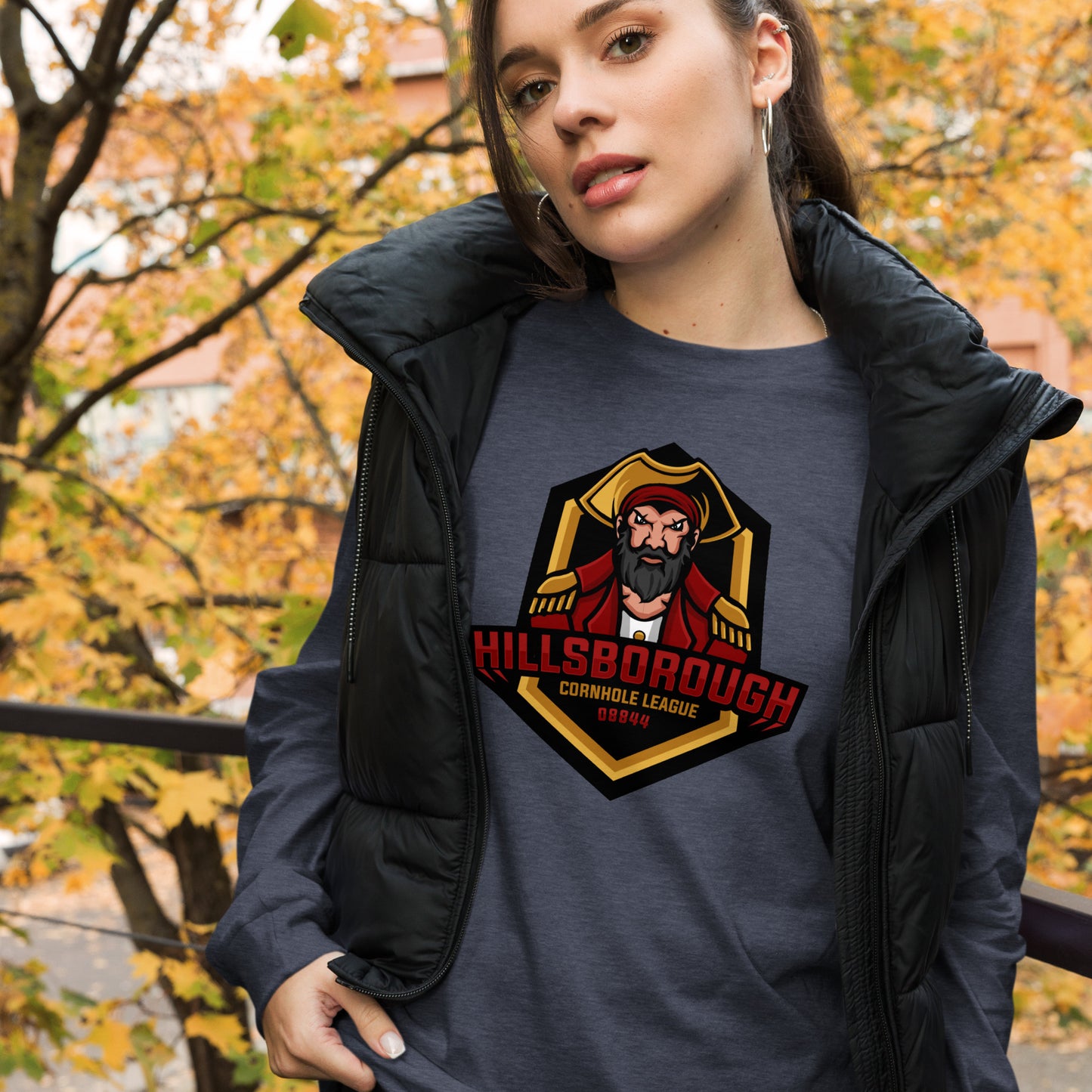 Hillsborough Cornhole Unisex Long Sleeve Tee