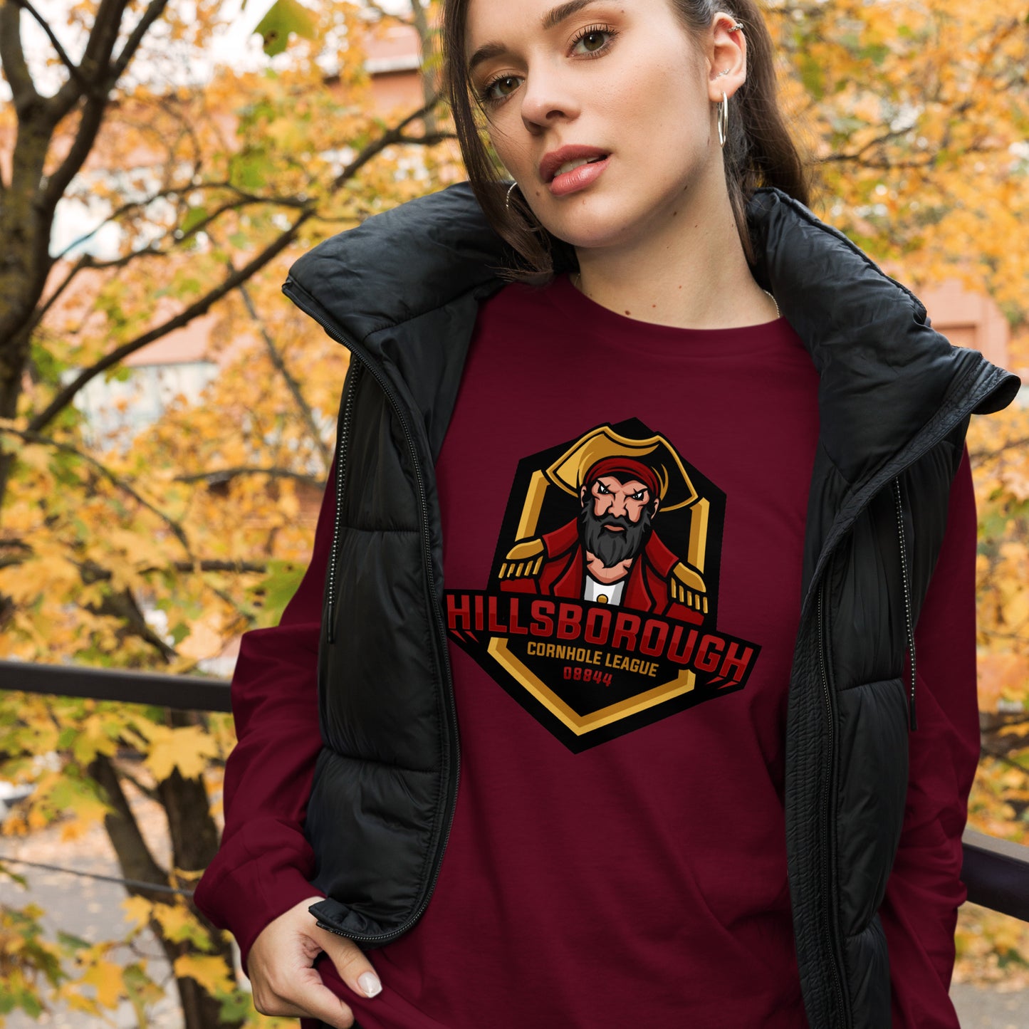 Hillsborough Cornhole Unisex Long Sleeve Tee