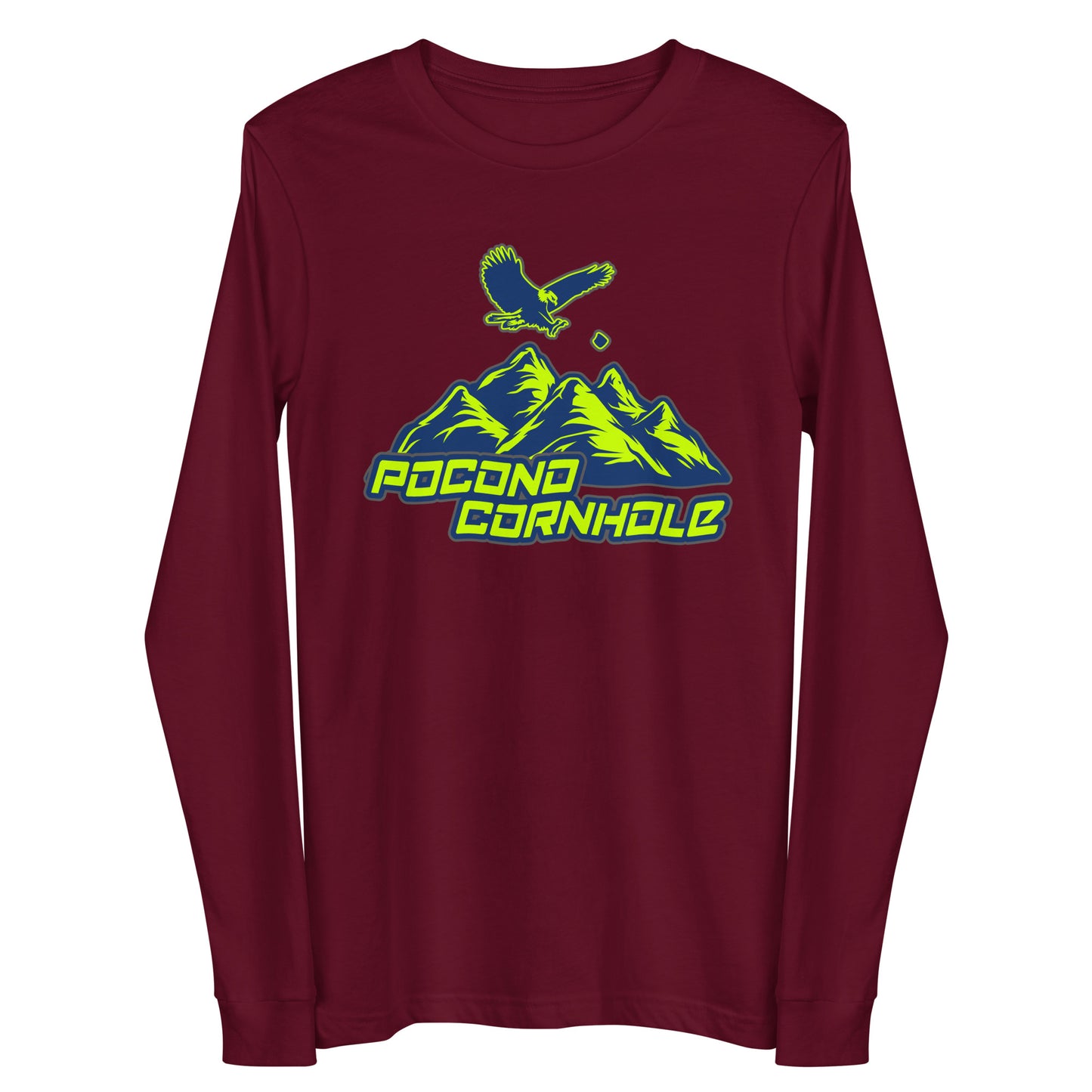 Pocono Cornhole Unisex Long Sleeve Tee