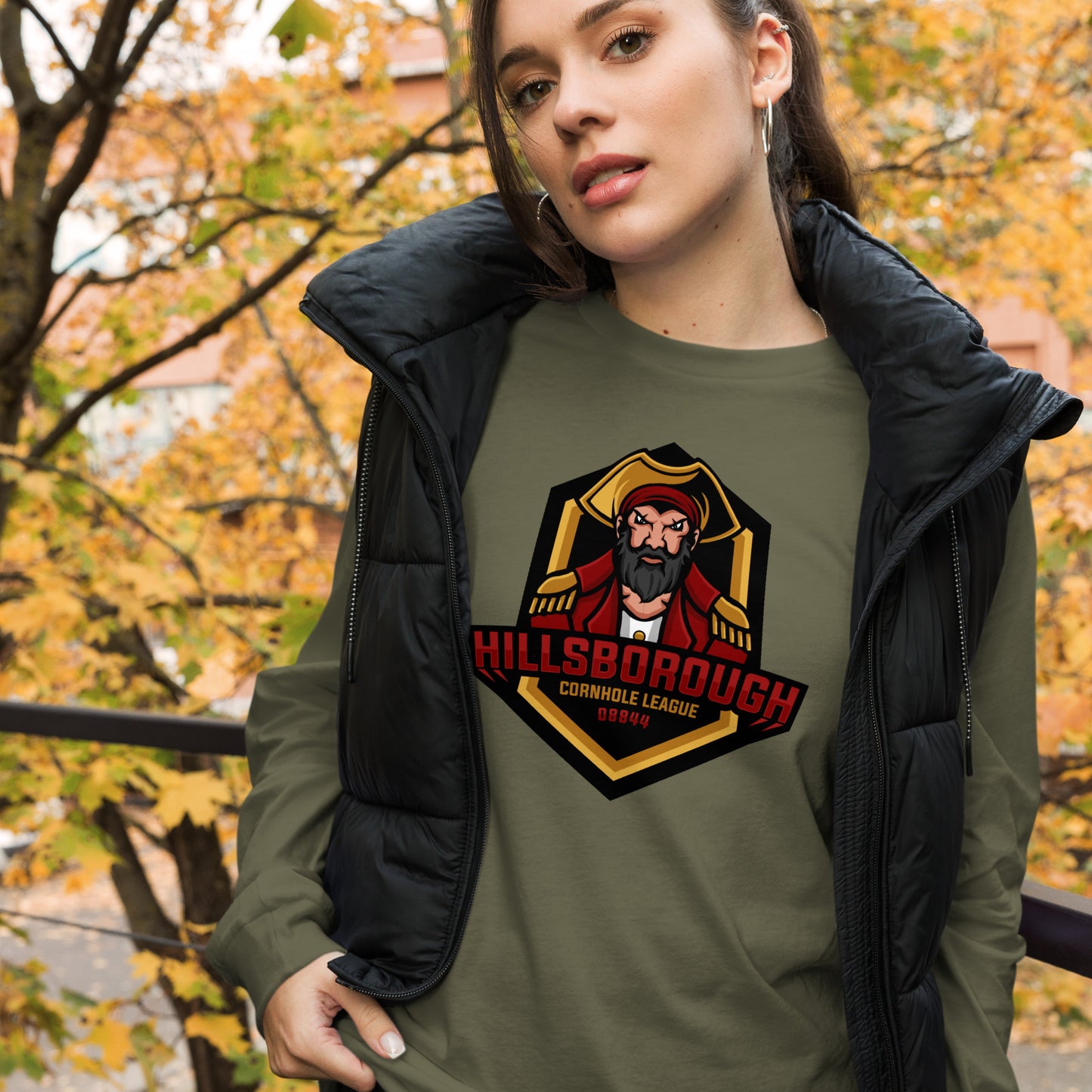 Hillsborough Cornhole Unisex Long Sleeve Tee