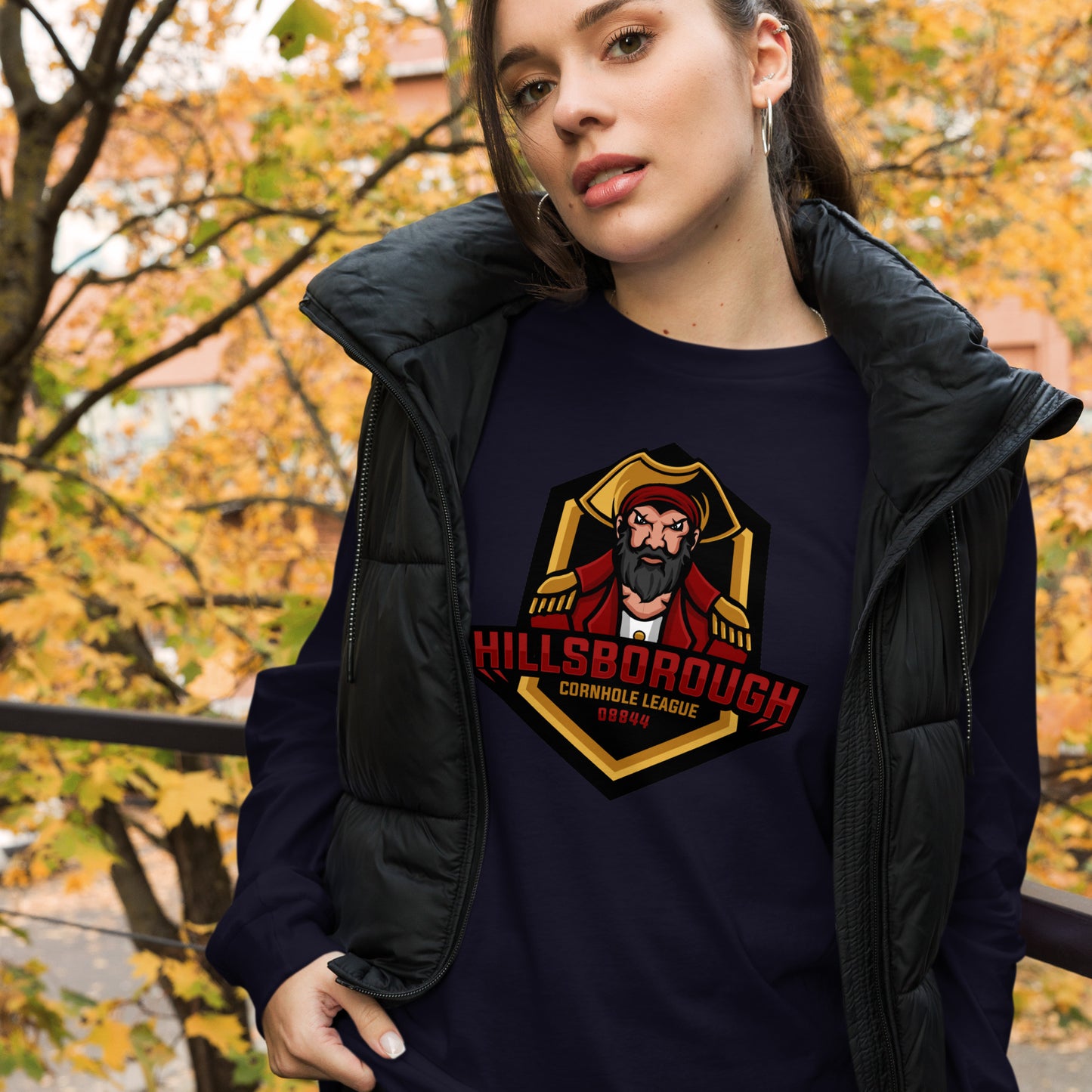 Hillsborough Cornhole Unisex Long Sleeve Tee