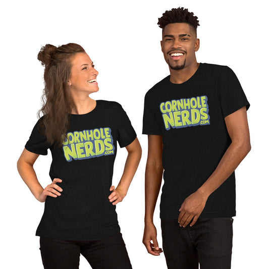 Pocono Cornhole Nerds Unisex t-shirt